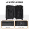 20/24/28 inch Travel Luggage Bags Suitcase Cup Holder Trolley Suitcase