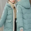 cn-11134207-7r98o-lzbke4n917qr16.webp Hooded Mid Length Puffer Coat Women Free Size L75cm W56cm S60cm
