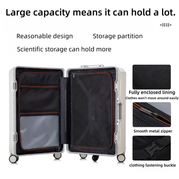 Aluminum Frame Luggage Set 66 cm