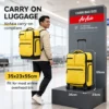 Carry On Backpack Suitcase L35cm W23cm H55cm