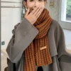 my-11134207-820ld-mf0tbuj37gum54.webp Knit Winter Scarf Free Size L190cm W22cm
