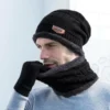 my-11134207-820lf-mjrv0ngp6hog99.webp 3 in 1 Beanie Scarf Gloves Set Free Size Hat 26cm Scarf 45cm