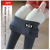 sg-11134201-825zz-mlq81nwq7o5e3a.webp Fleece Lined Thermal Leggings Free Size L92cm W32cm