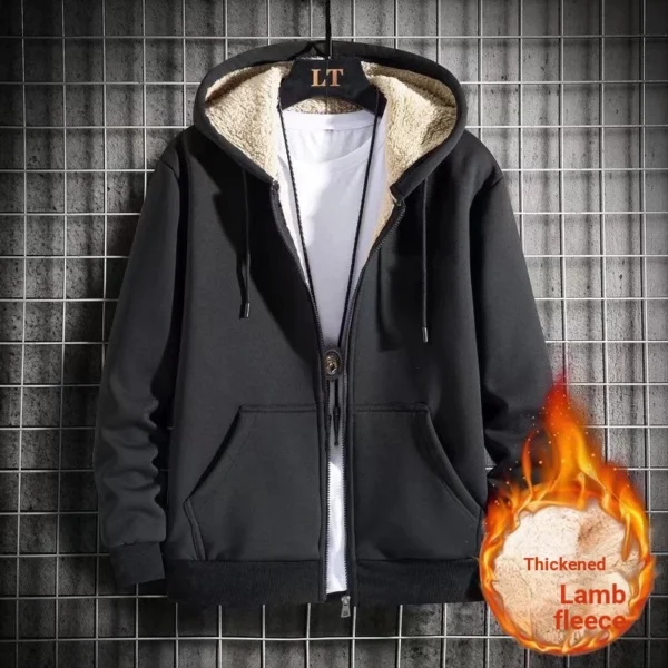 sg-11134205-8261k-ml25la5kllhia4.webp Sherpa Fleece Zip Hoodie Free Size L68cm W58cm S60cm