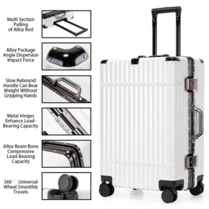 Aluminium Frame Hardcase Luggage 62cm