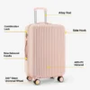 Lightweight Cabin Size Hard Case Luggage 62cm