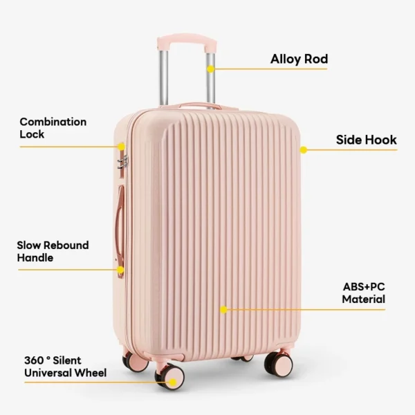Lightweight Cabin Size Hard Case Luggage 62cm