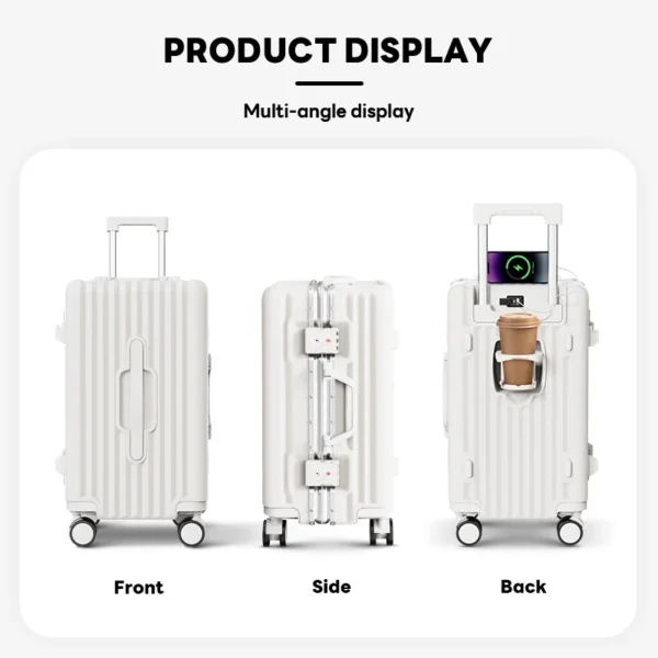 Heavy Duty Aluminium Frame Suitcase 62cm