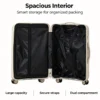 Lightweight Polypropylene Cabin Size Luggage 62cm